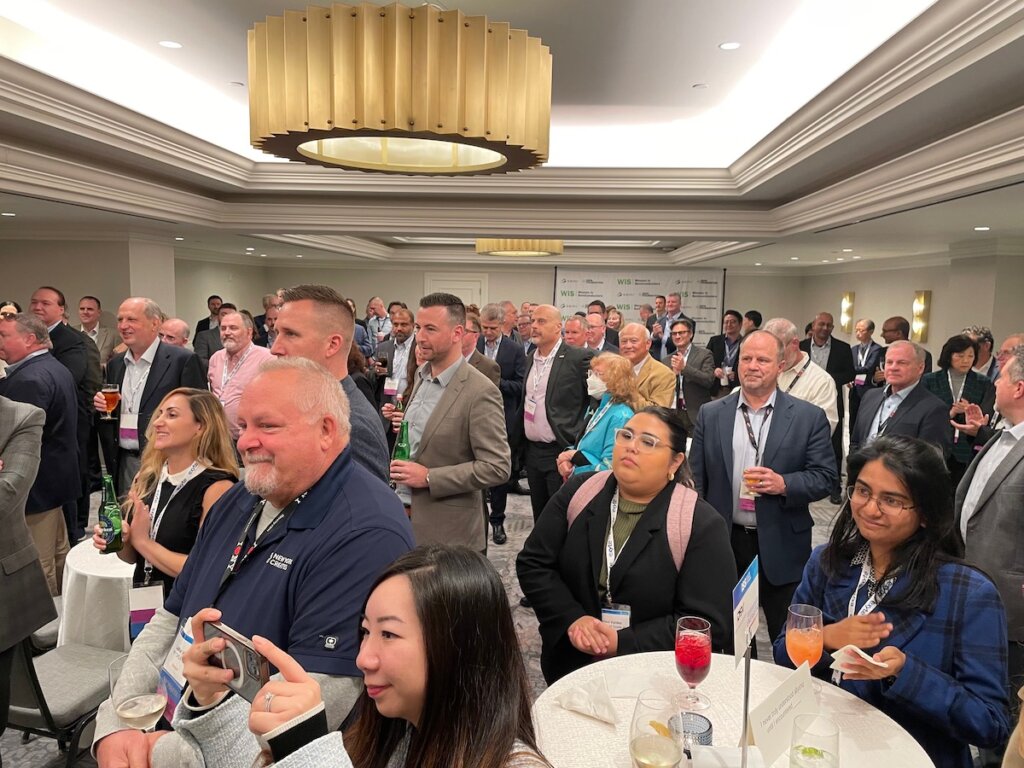 ISS WiS reception was packed!