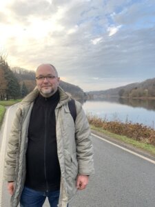 Steffen Kröhnert taking time to enjoy the outdoors during the pandemic. 