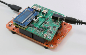 Proof-of-concept board for Vesper’s wake-on-sound MEMS microphone.