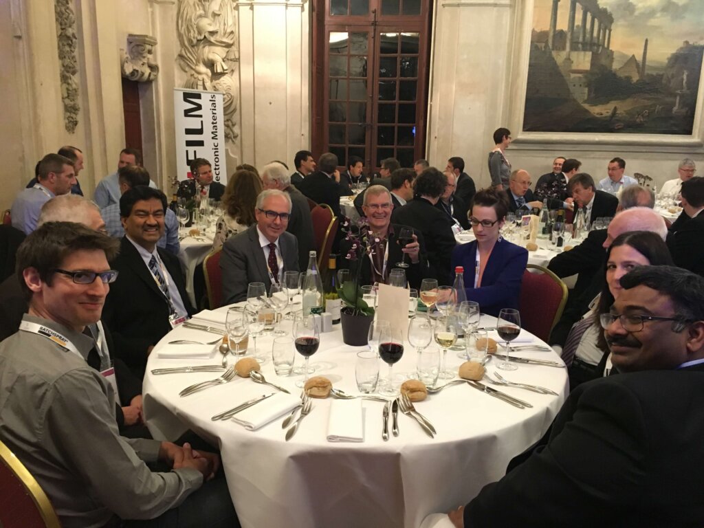 Table 8 is ready for the Gala Quiz.