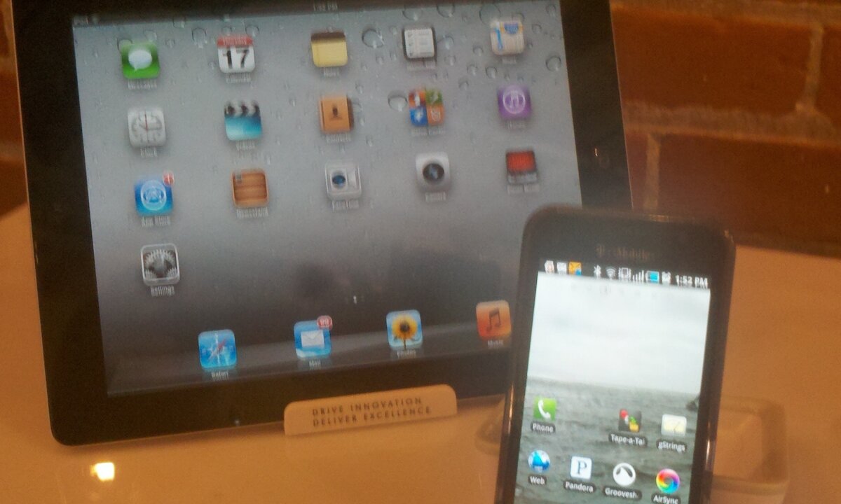 tablets and smartphone