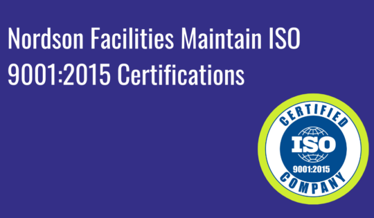 ISO 9001:2015 certification seal featuring a globe in the center.