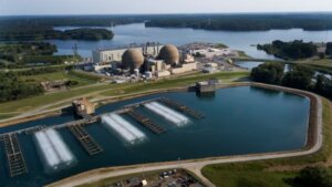 Figure 2: Dominion Energy’s North Anna Power Station, a nuclear facility in Virginia (Photo: Steve Helber/Associated Press)