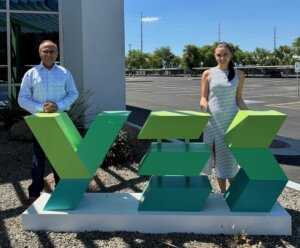 Arizona advanced packaging: Vik Chaudhry, VP and Head of Strategic Marketing, hosted Jillian Carapella at the YES facility in Chandler AZ.