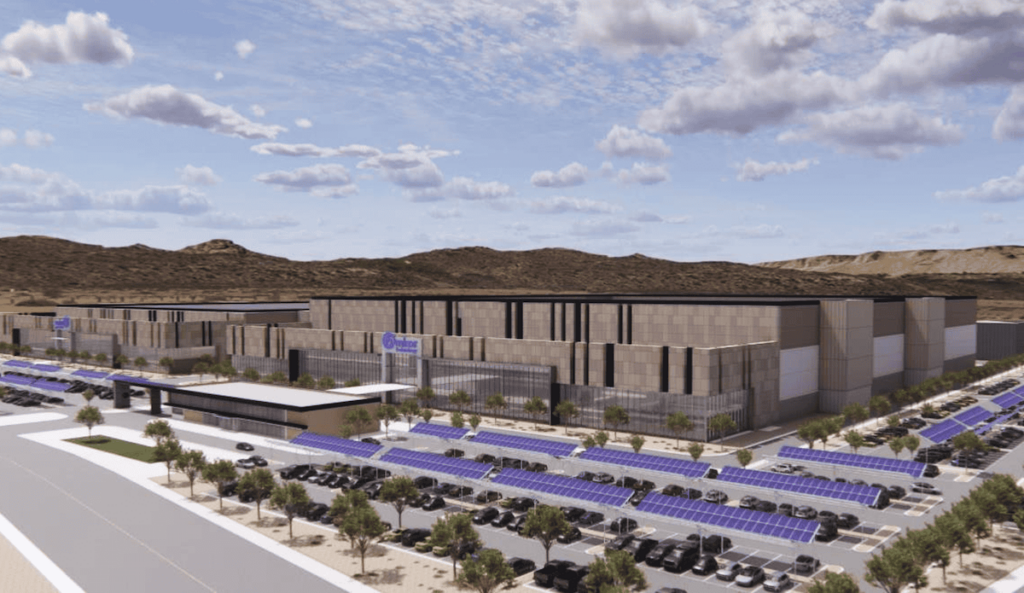 Arizona Advanced Packaging: Rendering of the future Amkor Technologies Facility in Peoria, AZ. 