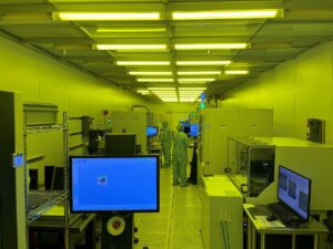 Figure 6: A peek inside EV Group’s Class 100 clean room located in MacroTechnology Works. 